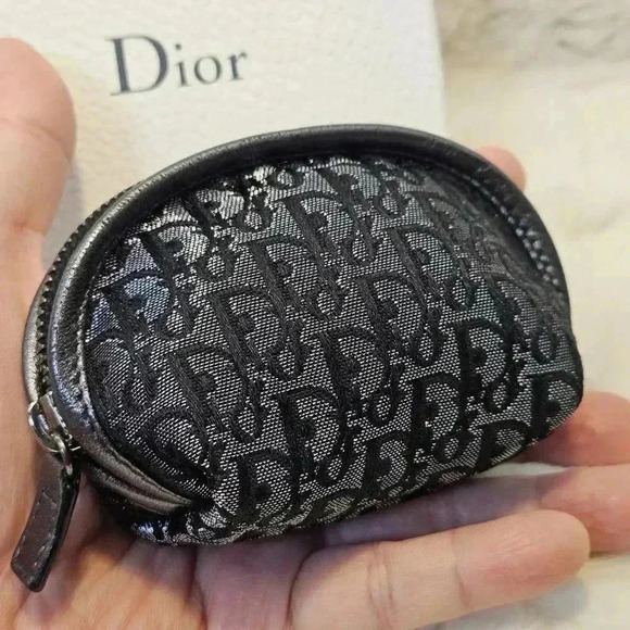 Dior Oblique Jacquard Petite Pouch - Picture 5 of 10